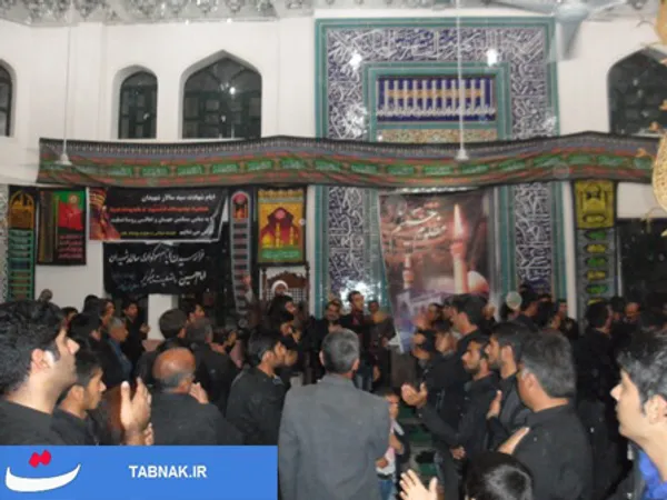 عزاداری تاسوعای حسینی درمسجد جامع روستای گلند شهرستان رامیان