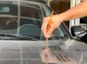 تصاویر رسوایی ایران خودرو؛ فرو رفتن بدنه تارا با نی نوشابه!