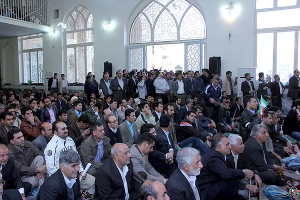 سخنرانی محسن رضایی در مسجد شهر درود 