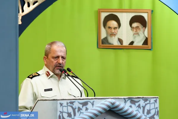 سردار &laquo;اسماعيل احمدی مقدم&raquo; فرمانده نيروي انتظامي ،سخنران پيش از خطبه های نماز جمعه اين هفته