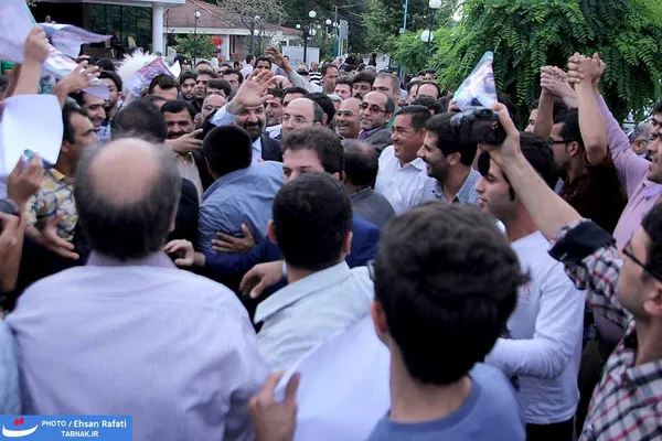 استقبال مردم گرگان از محسن رضایی