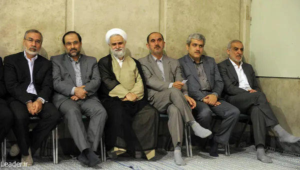 رهبر معظم انقلاب در دیدار نخبگان جوان کشور