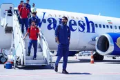 کاروان تیم ملی با پرواز اختصاصی به آنتالیا رسید + فیلم
