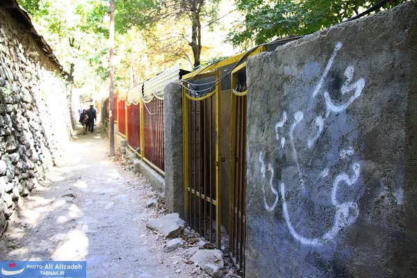 حکاکی روی دیوار، یکی از عادات بخشی از گردشگران کشورمان شده