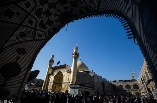 حرم امیرالمومنین در یک روز مانده به اربعین
