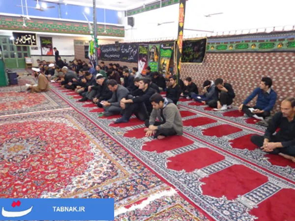 عزاداری تاسوعای حسینی در مسجد الزهرا روستای سفیدچشمه شهرستان رامیان
