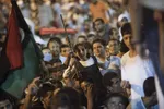 21 آگوست، دهها هزار لیبیایی از جمله کودکان سقوط حکومت قذافی را در بنغازی جشن می گیرند
