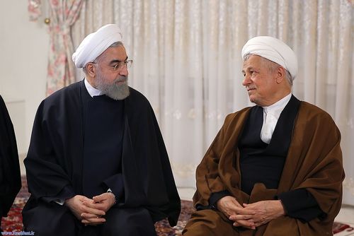 مسئولان نظام در منزل رییس‌‌جمهور