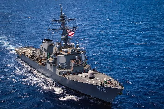 US warship