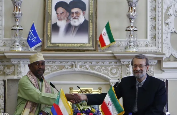 &laquo;برهان حمیدو&raquo; رییس مجلس کومور عصر یکشنبه با &laquo;علی لاریجانی&raquo; رییس مجلس شورای اسلامی دیدار و گفت و گو کرد