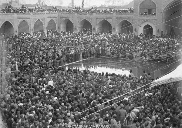 مراسم عزاداری در مسجد جامع