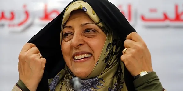 نشست خبری معصومه ابتکار؛ اهواز.
