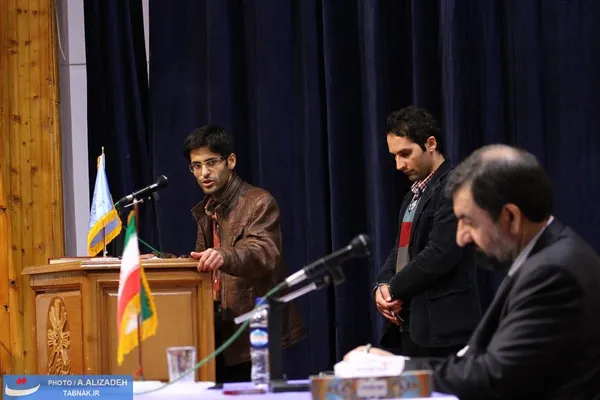 جلسه داغ پرسش و پاسخ دانشجویان دانشگاه محقق اردبیلی با حضور دکتر رضایی