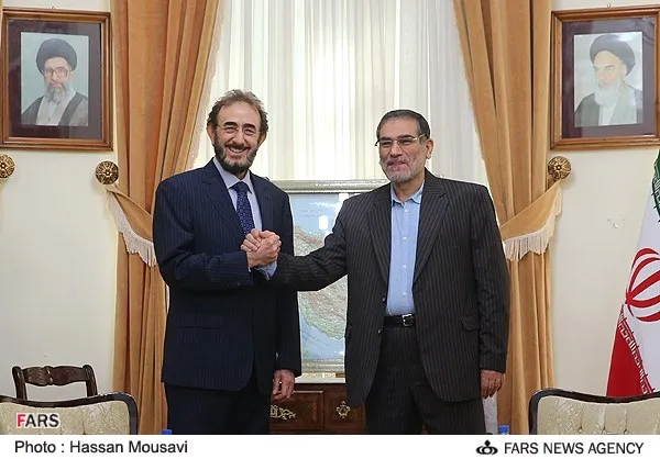 دیدار سعدون الدلیمی وزیر دفاع عراق با علی شمخانی دبیر شورای عالی امنیت ملی ایران