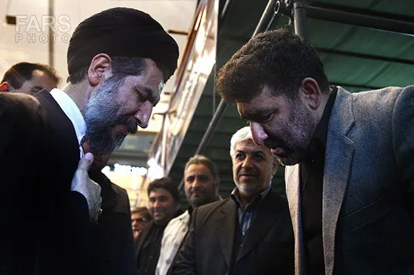 حجت الاسلام ابوترابی در مراسم ترحیم پدر سعید حدادیان