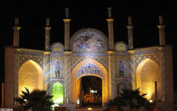 نمایی از ارگ سمنان