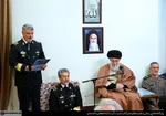 دیدار فرماندهان نیروی دریایی با رهبر انقلاب