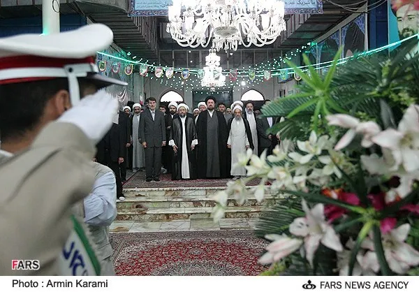 تجدید میثاق آیت الله صادق آملی لاریجانی رئیس قوه قضاییه با آرمانهای امام خمینی(ره)	شنبه 1 تیر 1392