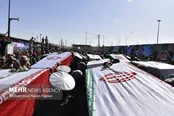 پیکر مطهر ۳۲ شهید از مرز شلمچه وارد می‌شود