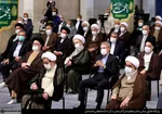 دیدار رهبری با اعضای کنفرانس وحدت