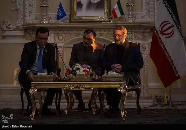 دیدار علی لاریجانی و هیأت پارلمانی قزاقستان