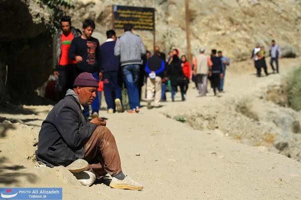 تکدی گری در کوه