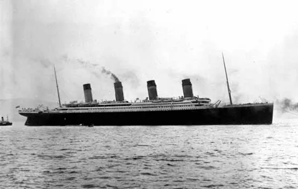 دهم آوریل 1912؛ تایتانیک در بندر ساوتهمپتون
Frank O. Braynard Collection
