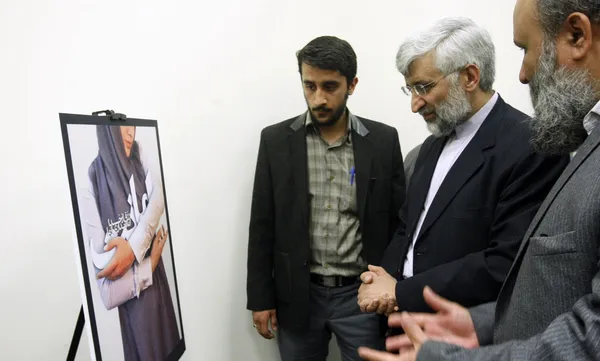 مراسم رونمایی از مجموعه پوسترهای ایران جوان عصر یکشنبه با حضور سعید جلیلی عضو مجمع تشخیص مصلحت نظام برگزار شد/IRNA

