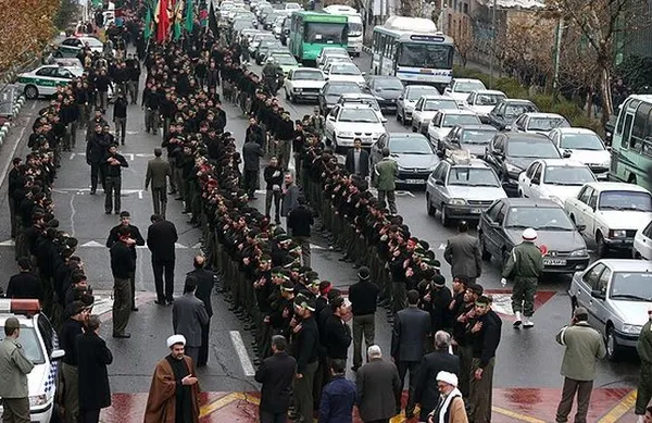 مراسم عزاداری نیروهای مسلح جمهوری اسلامی به مناسبت رحلت پیامبر گرامی اسلام در مصلی تهران برگزار شد./FNA
