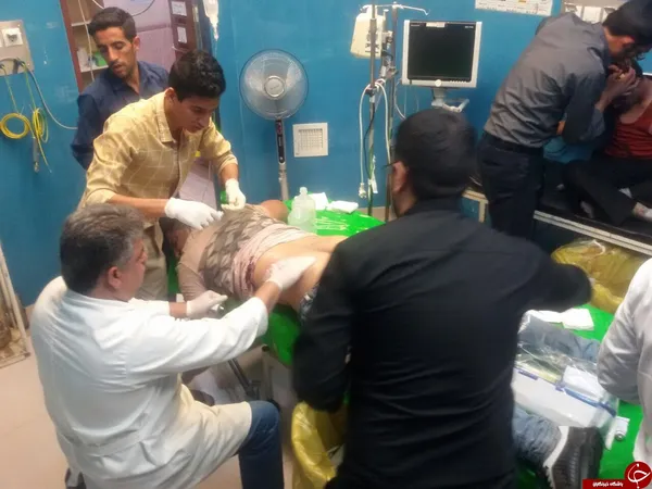 تصاویری از مصدومان این حادثه