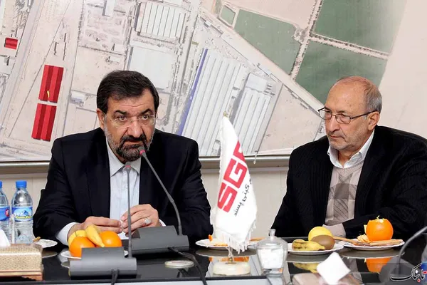 حضور دکتر رضایی در کارخانه گیتی پسند