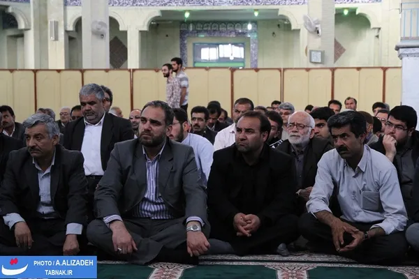 سخنرانی در مسجد جامع کاشمر و حضور مردم محترم شهر
