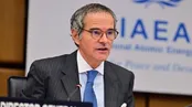 حضور گروسی در محل برگزاری مذاکرات