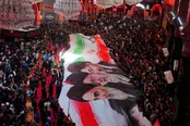 عکس: دسته عزاداری حشدالشعبی در بین الحرمین