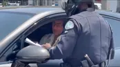 لحظه اعمال قانون بازیگر هالیوودی توسط پلیس