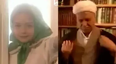 دختری که در فیلم تبلیغاتی هاشمی رفسنجانی بازی کرده بود