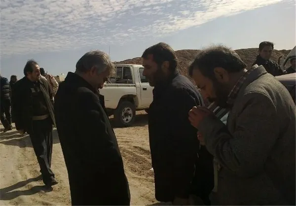 ده نمکی، فرجی و رضاداد  در صحنه حادثه