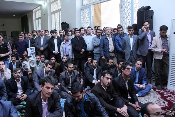 سخنرانی محسن رضایی در مسجد شهر درود 