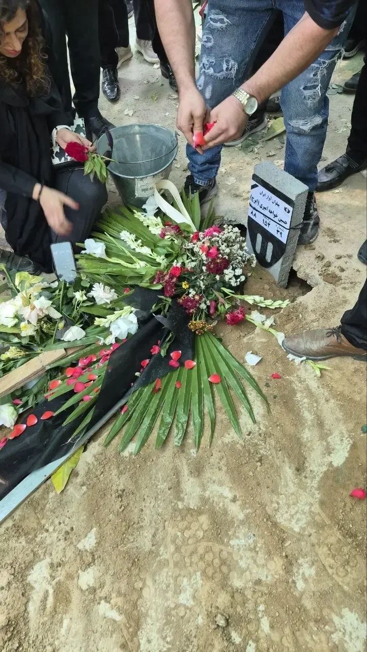 اولین عکس از مزار استاد ایرج در قطعه هنرمندان 2