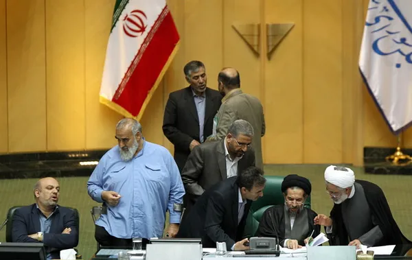 صحن علنی مجلس شورای اسلامی روز چهارشنبه ۲۷ فروردین مجلس شورای اسلامی به ریاست محمد حسن ابوترابی فرد برگزار شد./ICANA
