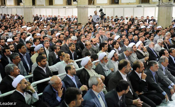 دیدار رهبر انقلاب با مسئولان قضائی