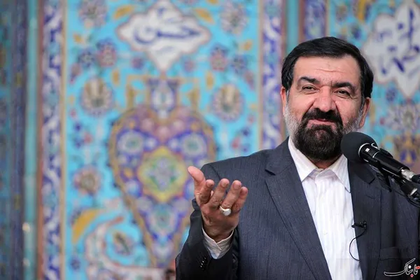 سخنرانی محسن رضایی در مسجد شهر درود 