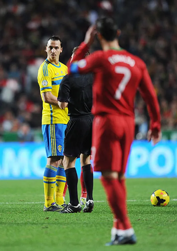Ibrahimovic v Ronaldo