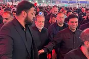 عکس: حضور عراقچی در مسیر پیاده‌روی اربعین نجف به کربلا