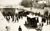 حرکت اولین قطار از ایستگاه راه‌آهن تهران
