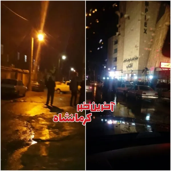 هجوم مردم به بیرون از منزل در کرمانشاه