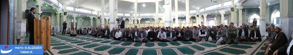 مسجد جامع کاشمر و سخنرانی دکتر محسن رضایی