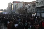 سیل جمعیت در مراسم تشییع سردار شهید سلیمانی