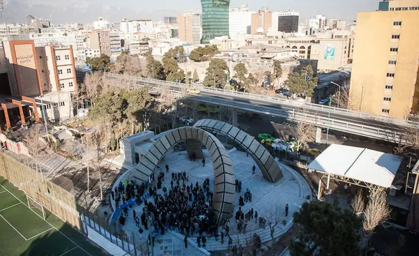 رونمایی از سردر دانشگاه امیر کبیر/ایسنا
