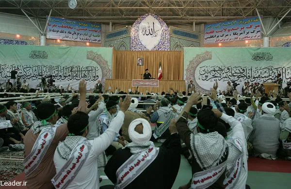 دیدار هزاران نفر از بسیجیان استان خراسان شمالی
۱۳۹۱/۰۷/۲۴
